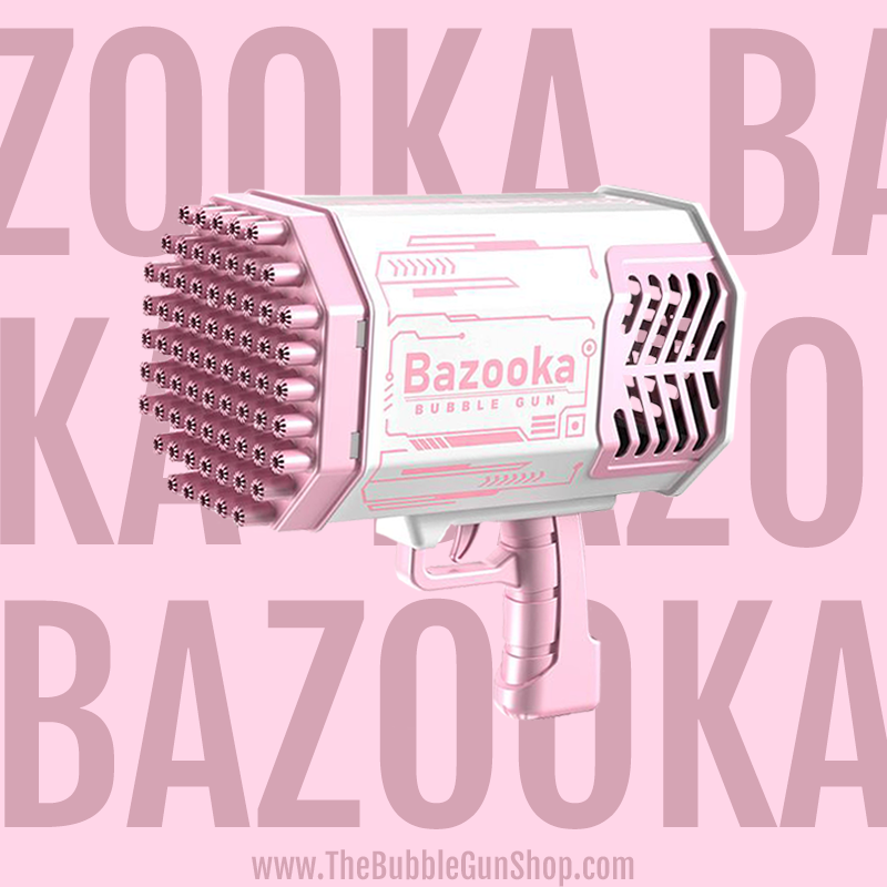 The Bazooka Gubble LED Bubble Gun  Includes 100mL Kid & Pet Safe Bubb •  Showcase US